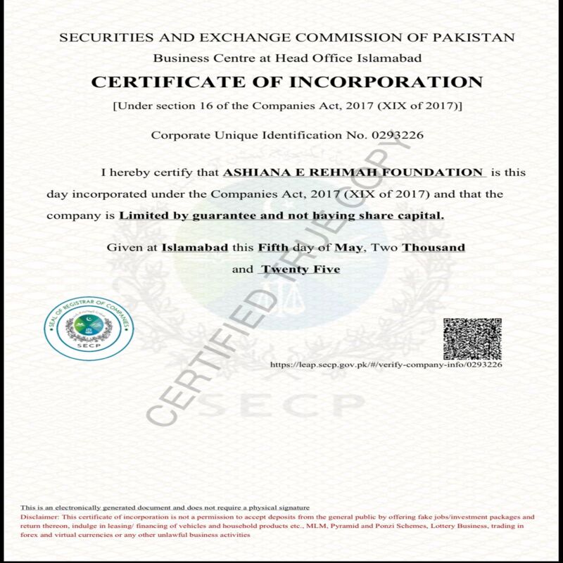 Registered By SECP